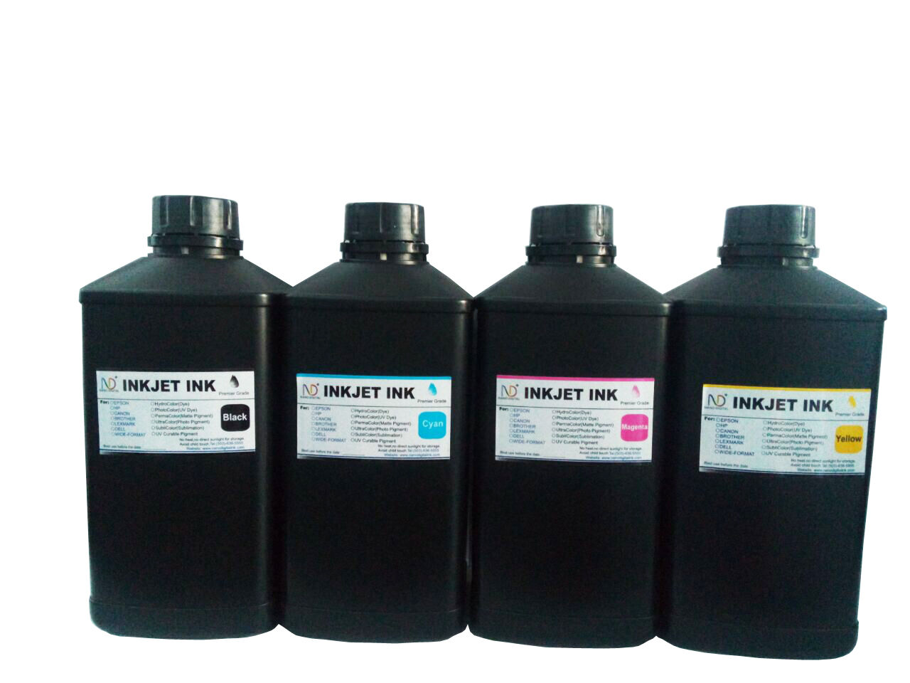 4x1000ml ND® Premium LED UV Curable ink for Mimaki SIJ-320UV Printer