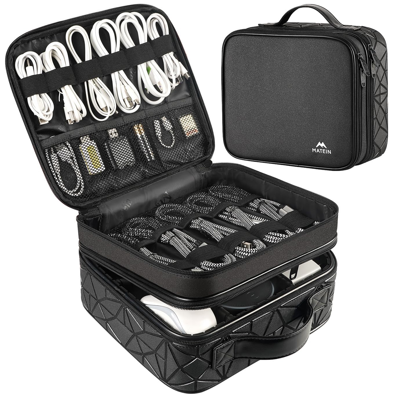 MATEIN Cable Organizer Bag Waterproof Travel Electronic Storage Shockproof