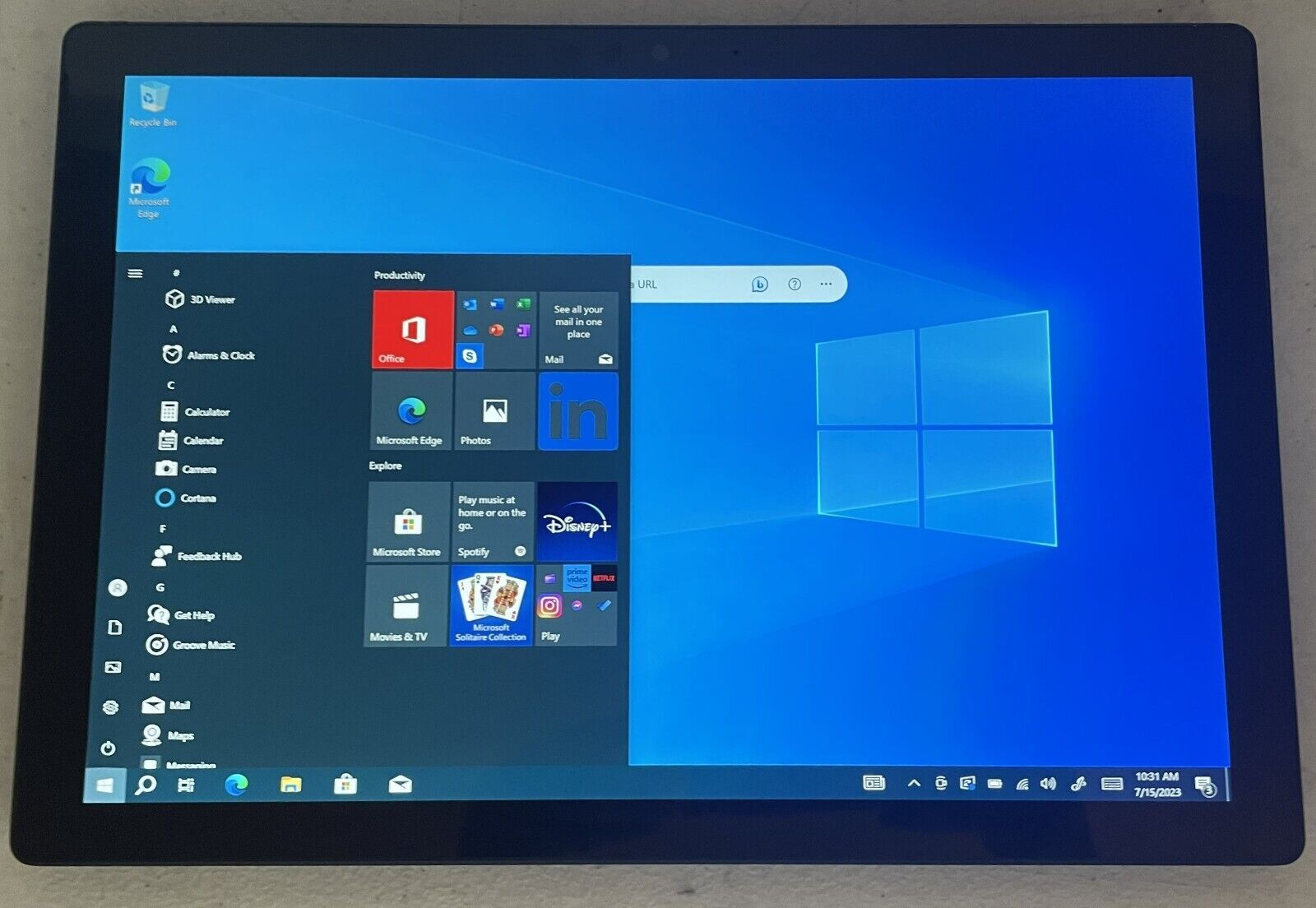 Microsoft Surface Pro 4 12.3" i5/i7-6300U/6650U 128GB 256GB 512GB 1TB Wins10 Pro