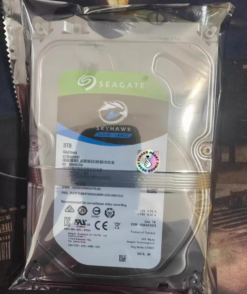 FOR Seagate SkyHawk 3TB ST3000VX010 3.5" SATA III 6Gb HDD Internal Hard Drive