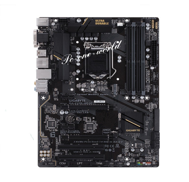 Gigabyte GA-Z270-HD3P DDR4 DIMM Intel Z270 LGA 1151 Motherboard USB3.1 VGA ATX