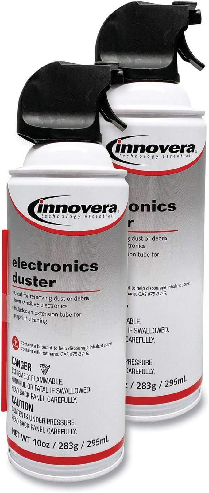 IVR10012 10 Oz. Compressed Air Duster Cleaner (2/Pack)