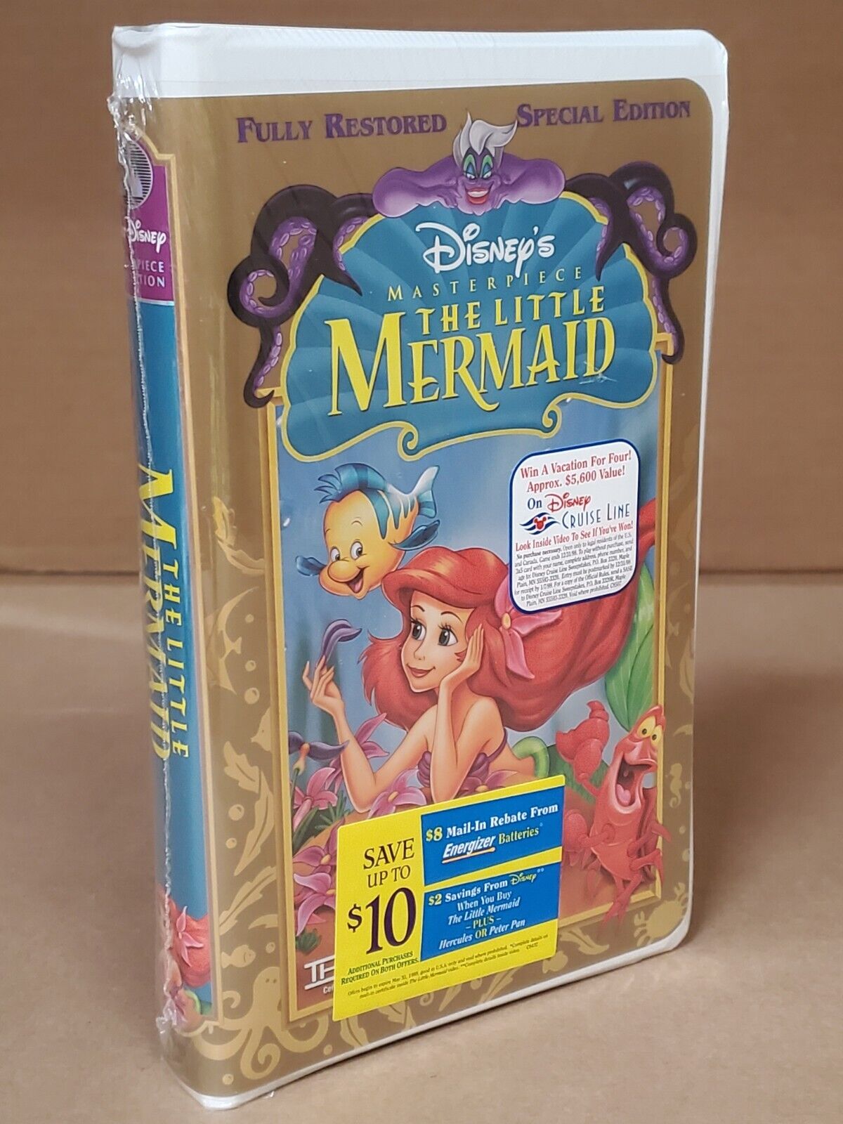 WALT DISNEY THE LITTLE MERMAID VHS SPECIAL EDITION MASTERPIECE 1998 NEW SEALED