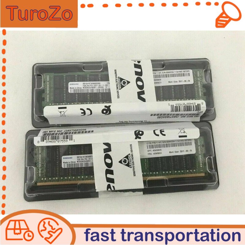46W0829 46W0831 NEW Lenovo IBM 2RX4 16GB DDR4 PC4-2400T System x Server Memory