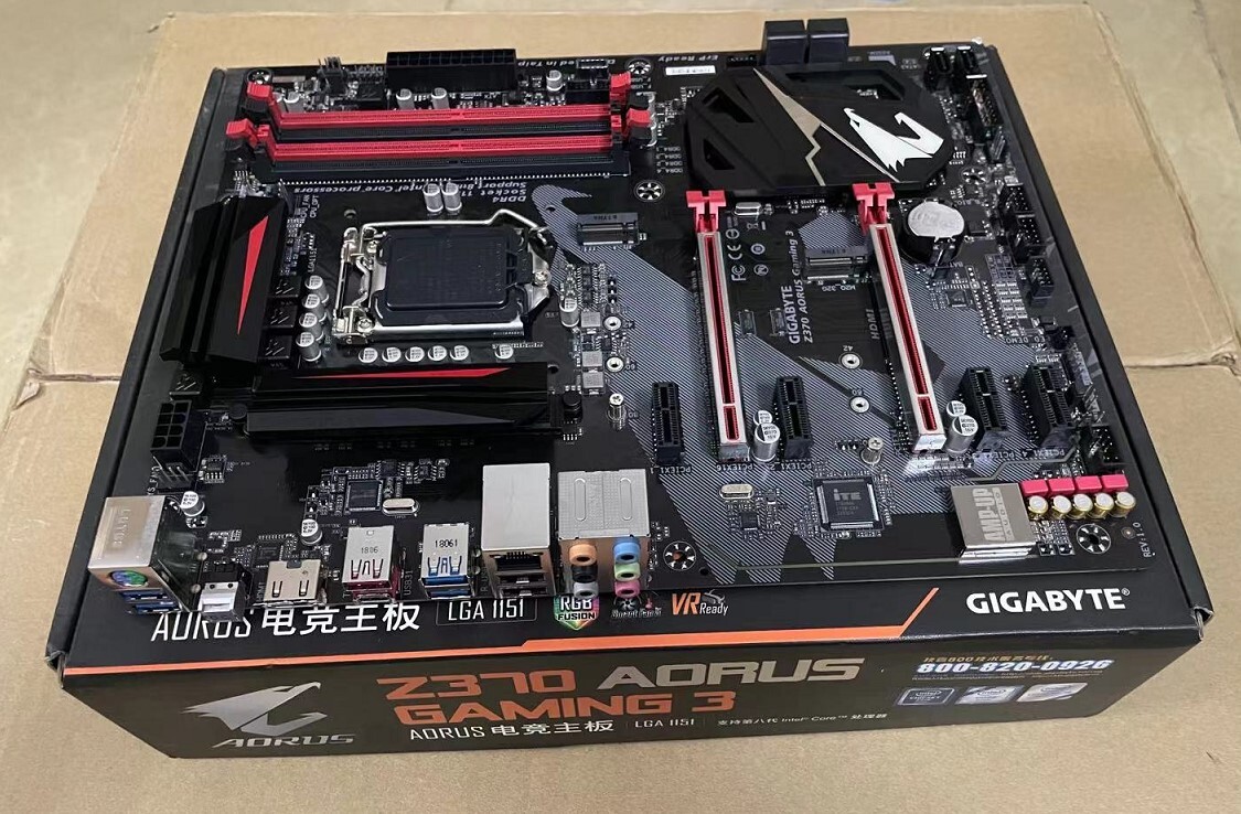 FOR GIGABYTE Z370 Aorus Gaming 3 DDR4 64G ATX Motherboard Support 8/9 Generation