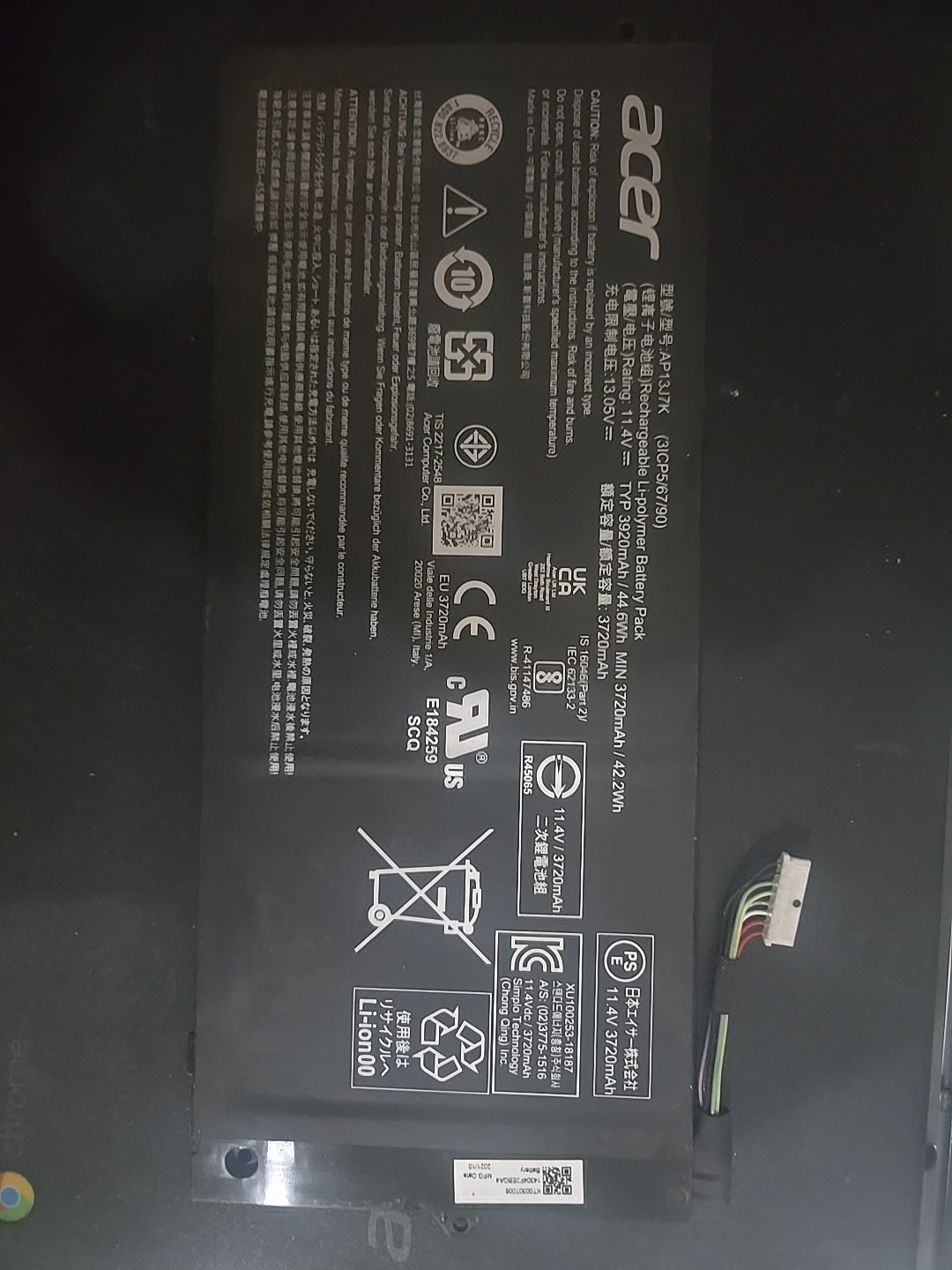 Acer AP18E7M 15.4V Li-Ion Battery For Nitro 5 AN515-54 AN517-51 Nitro 7 AN715-51
