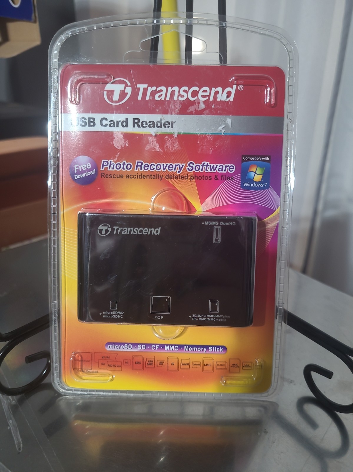 NEW Transcend  USB 2.0  Card Reader RDP8  New