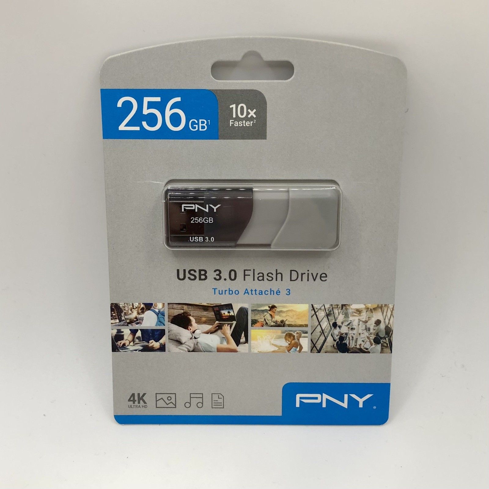 PNY 256GB USB 3.0 Flash Drive Turbo Attaché 3