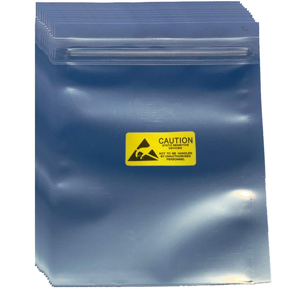 Anti Static Bags,100pcs 5.9x7.87in/15x20cm Premium ESD Bags Resealable for 3....