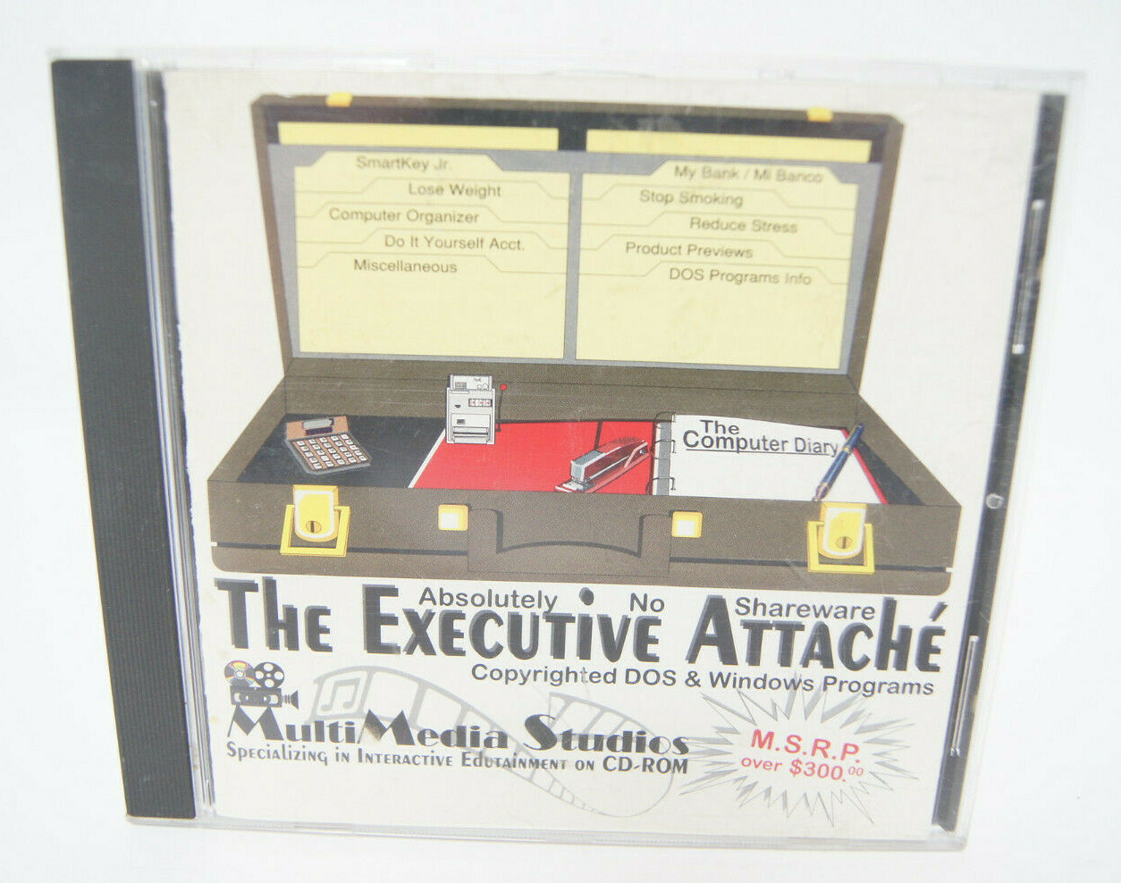 The Executive Attache No Shareware MultiMediaStudios PC Computer Program CD-Rom