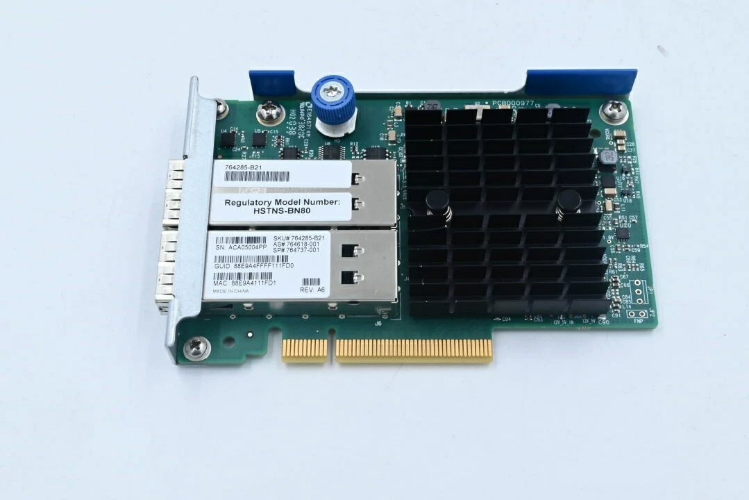 HP 544FLR-QSFP Infiniband ConnectX-3  10Gb/40Gb Dual Port Eth Adapter PCIe X8