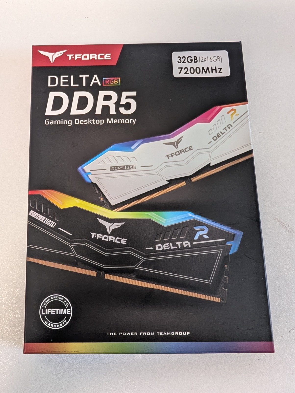 TeamGroup T-Force Delta RGB 32GB 2x16GB DDR5 7200 CL34 XMP EXPO