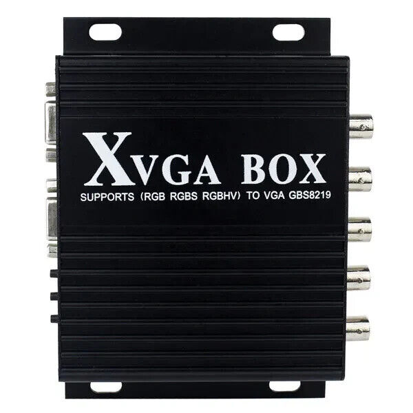XVGA Box CGA EGA RGB RGBS RGBHV to VGA Industrial Monitor Video Converter