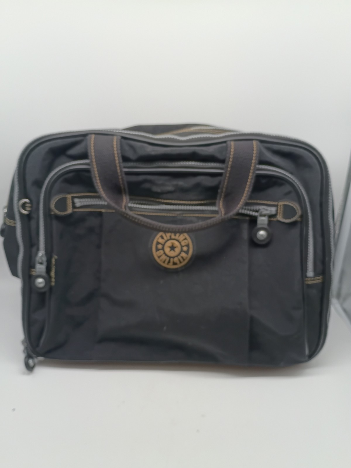 Kipling Laptop Computer Bag Black Monkey Work School Messenger No Shoulder Strap