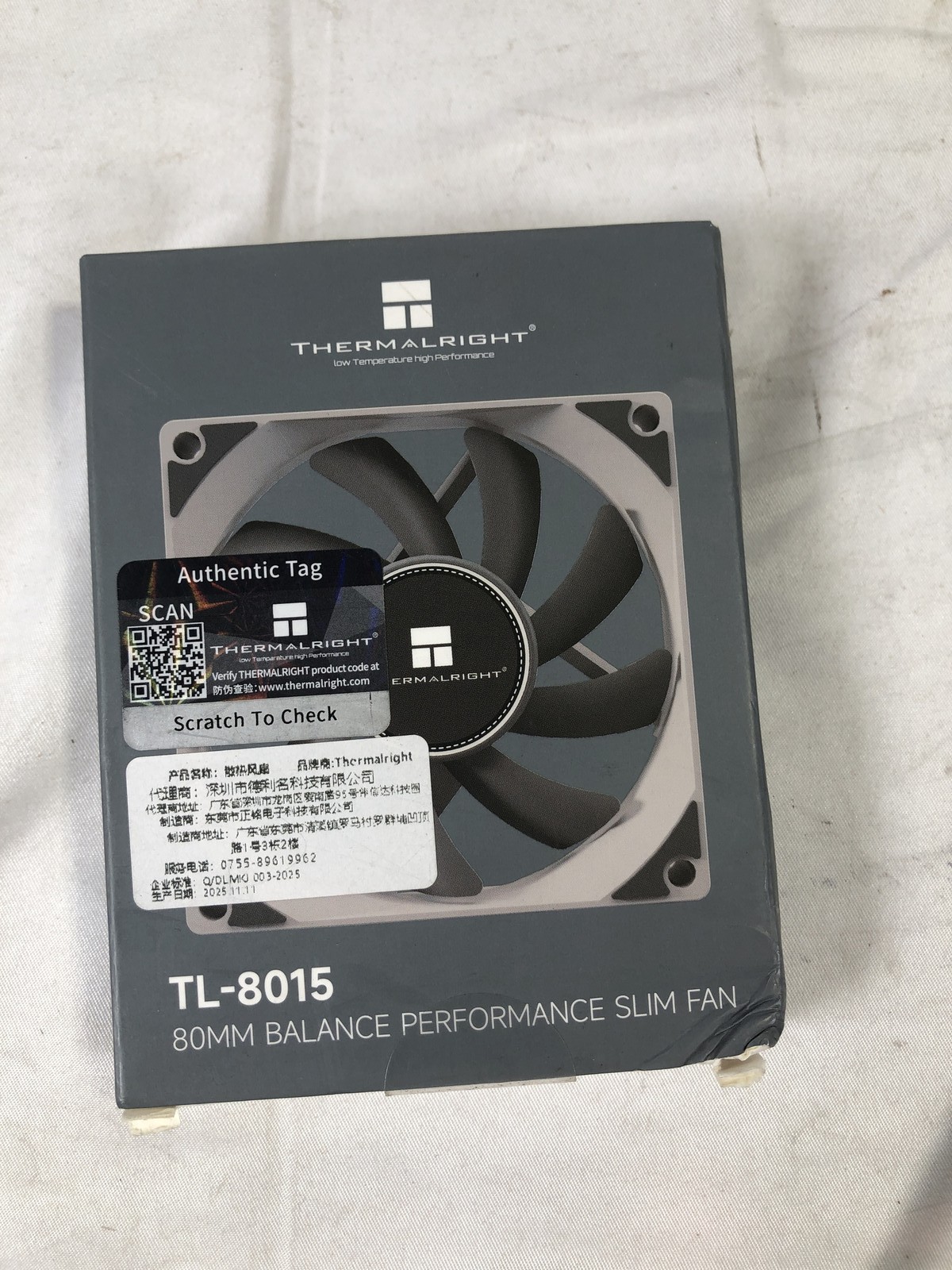 Thermalright TL-8015 80mm Balance performance Slim Fan 
