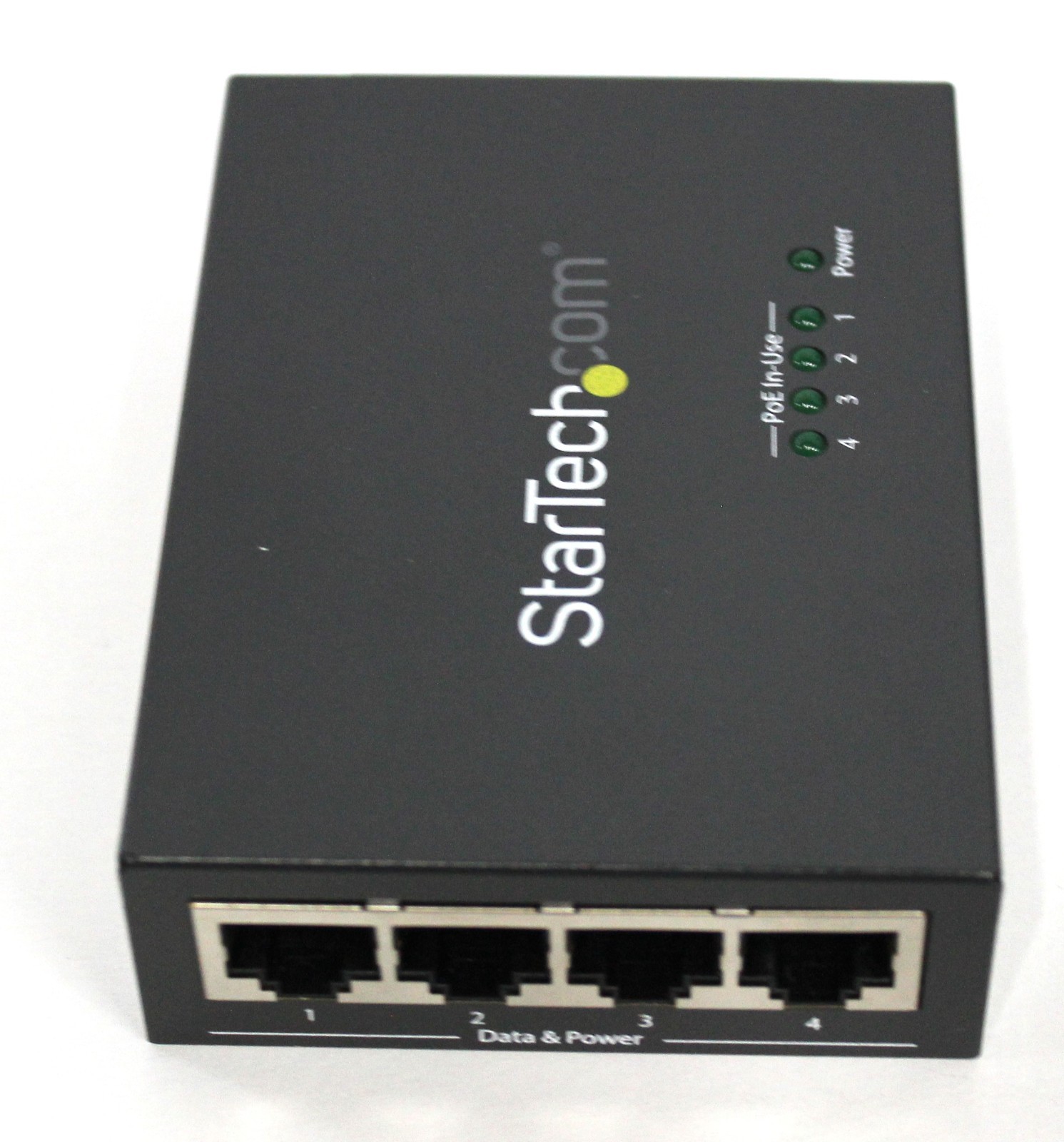 StarTech POEINJ4G 4-port Gigabit PoE+ Injector Midspan Hub 54V 30W 8023.at