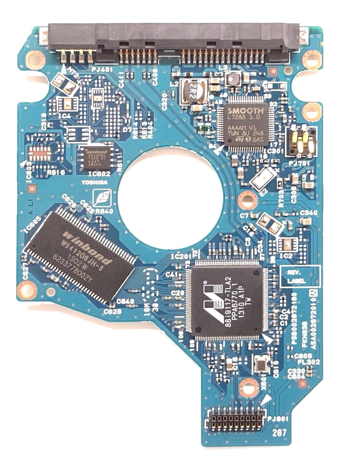 PCB ONLY G002872A A5A002872010 Toshiba PCB Controller HDD SATA Q20