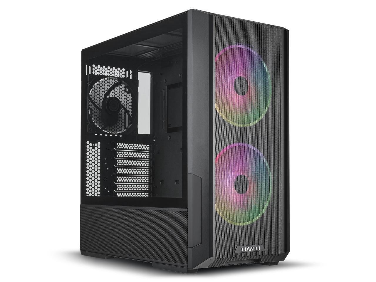LIAN LI Lancool 216RX Black Steel Tempered Glass ATX Mid Tower
