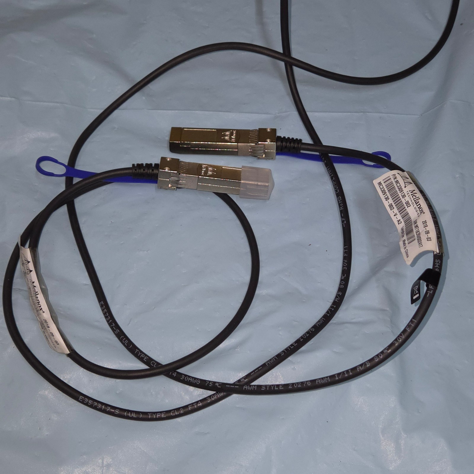 Mellanox MC3309130-002 2M 10GbE SFP+ Passive DAC Twinax Cable