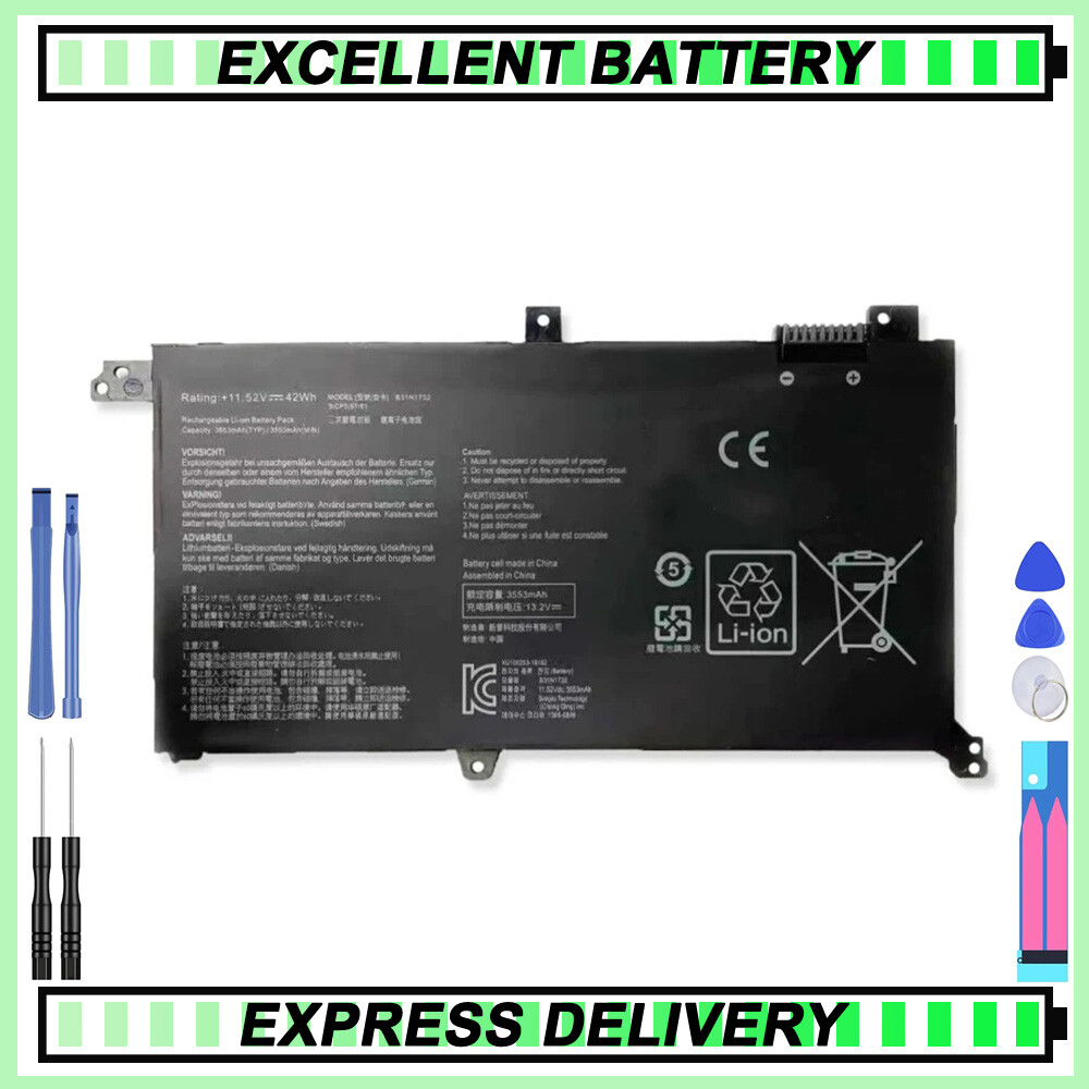 New B31N1732 Battery for ASUS VivoBook S14 S430UA R430FA R430FN