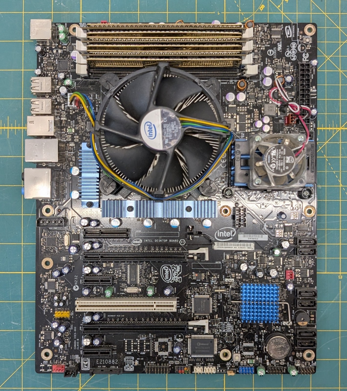 Intel DX58SO LGA1366 X58 ATX Motherboard i7-920 2.66 GHz 6GB RAM with IO shield