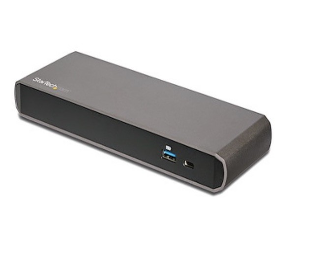 StarTech.com Thunderbolt 3 Dock, Dual Monitor 4K 60Hz TB3 Laptop Docking