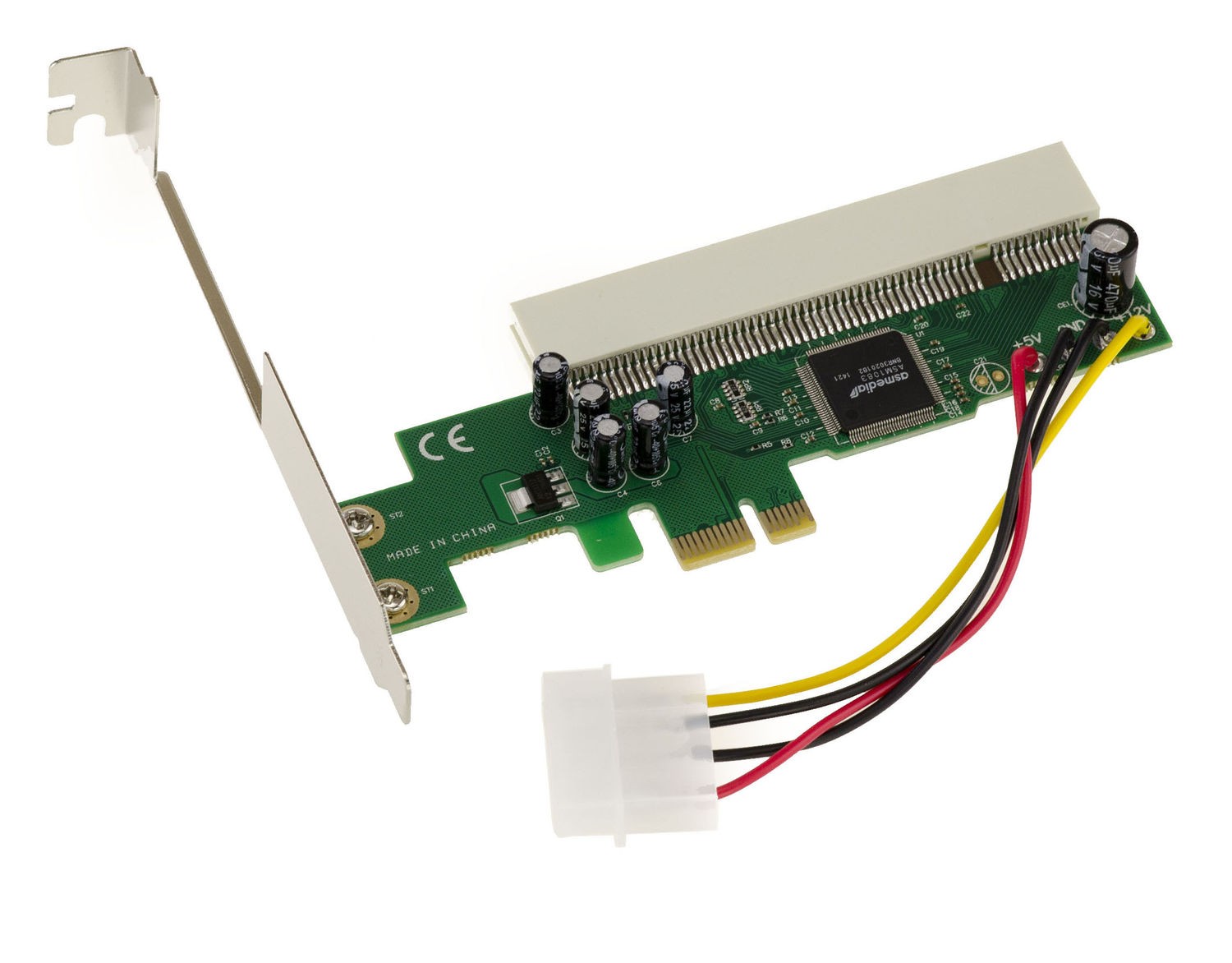 PCI 32 Bit To PCIe 1X Adapter Converter - ASMEDIA ASM1083 CHIPSET
