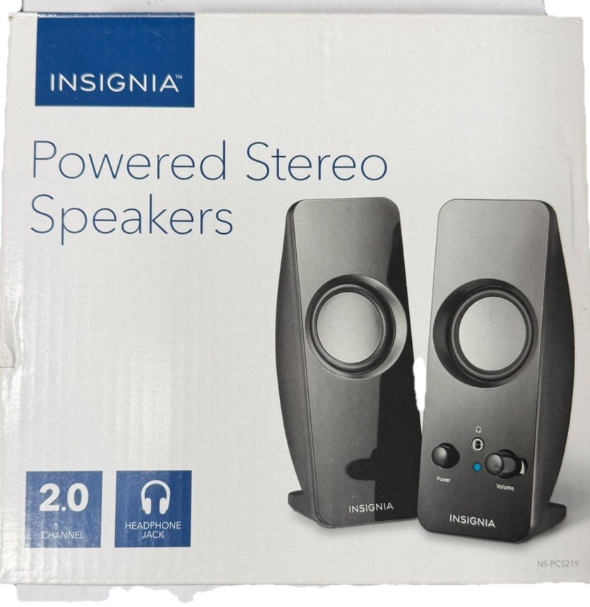 Insignia™ - Stereo Pc Speakers - Black Model:NS-PCS219