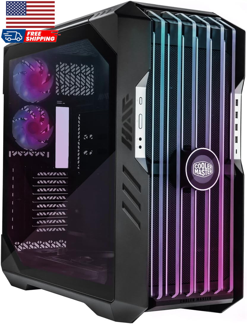 HAF 700 EVO E-ATX High Airflow PC Case IRIS Customizable LCD .Breathable TG Fron