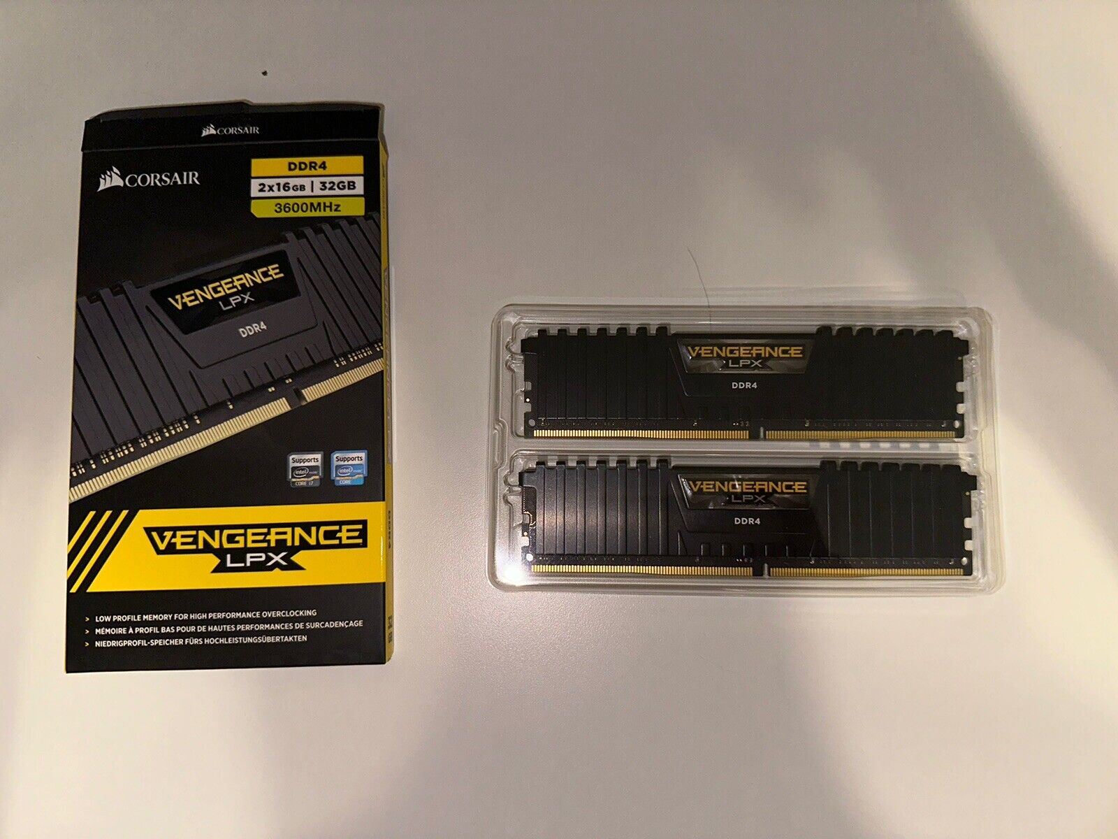 Corsair Vengeance LPX 16GB (2 x 8GB) PC4-28800 (DDR4-3600) Memory...