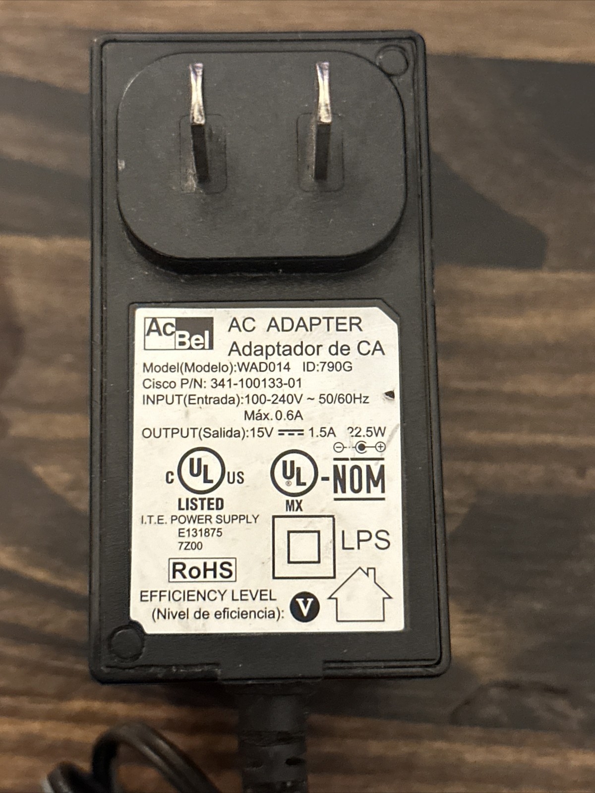 Used Original OEM Acbel  WAD014 Power Adapter
