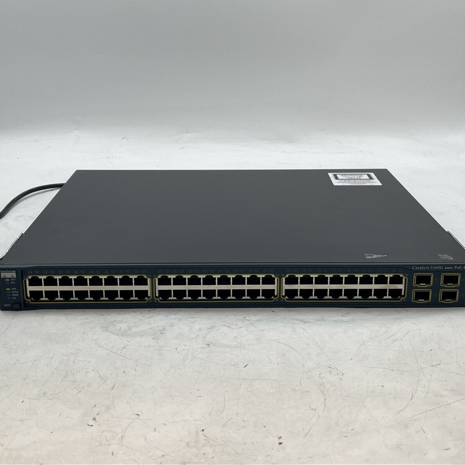 Cisco  Catalyst (WS-C3560G-48PS-S) 48-Ports External Switch Managed
