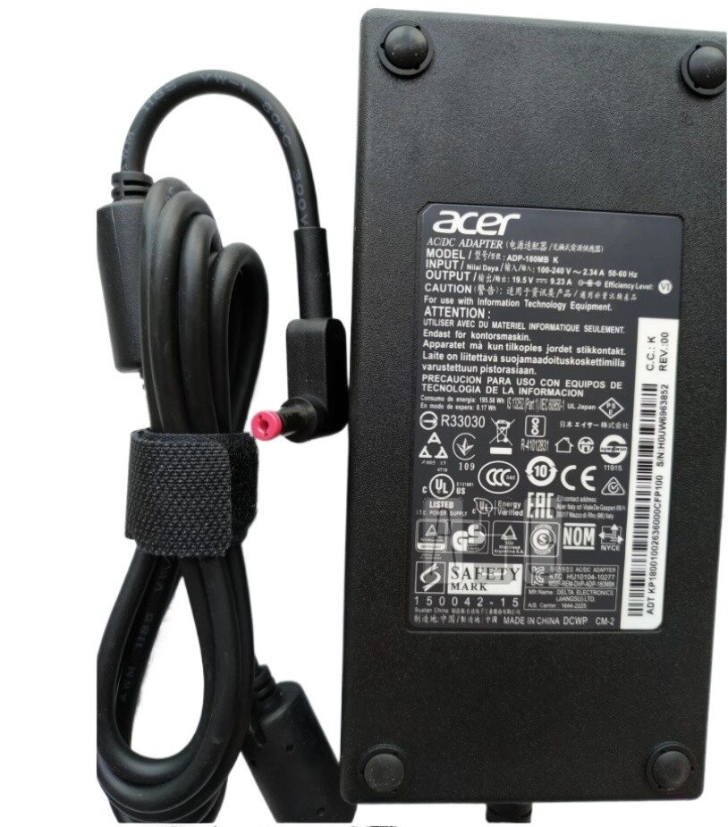Original Acer Laptop Charger 180W Power Supply