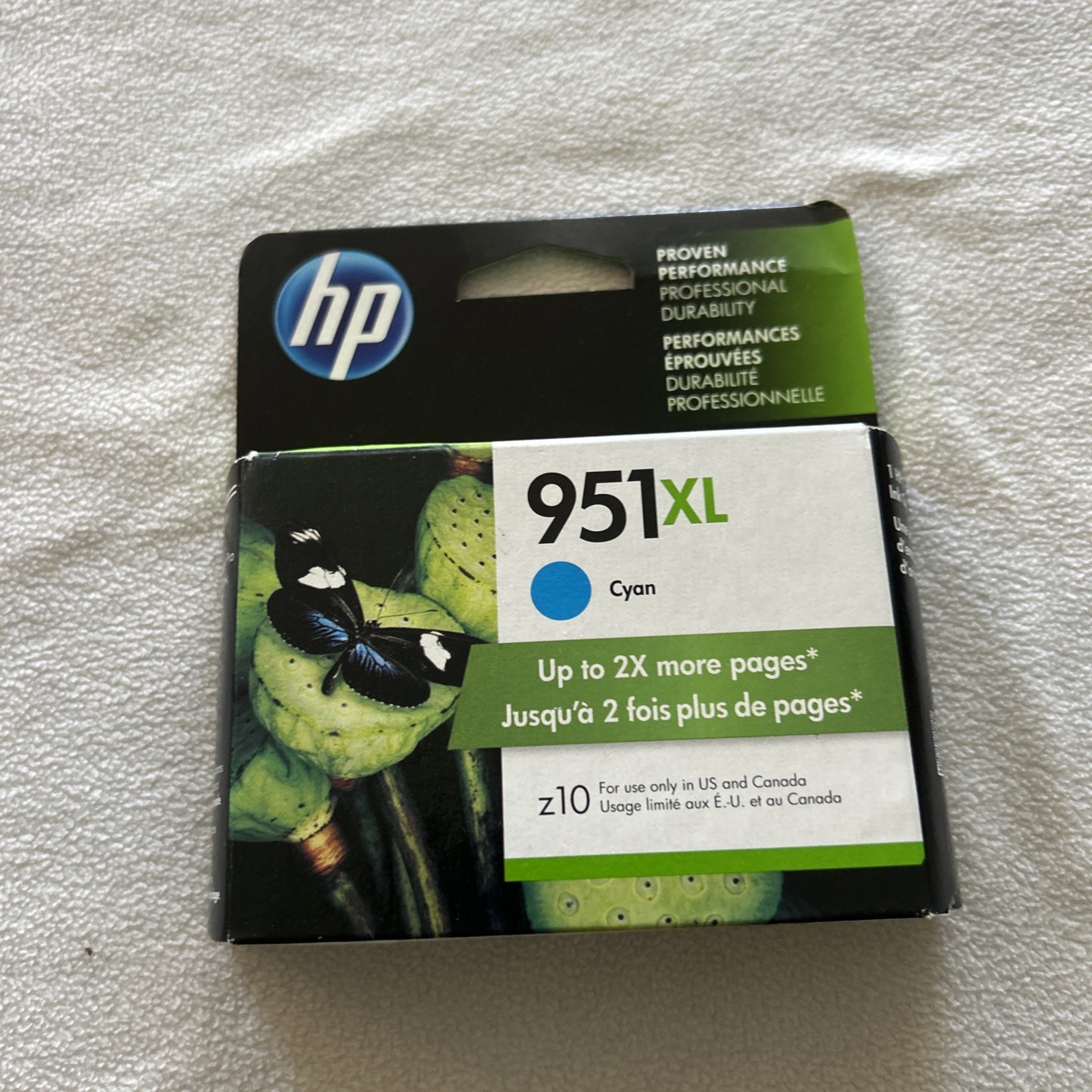 New Genuine HP 951 XL Cyan Ink Cartridge OfficeJet Pro Expired 09/2023