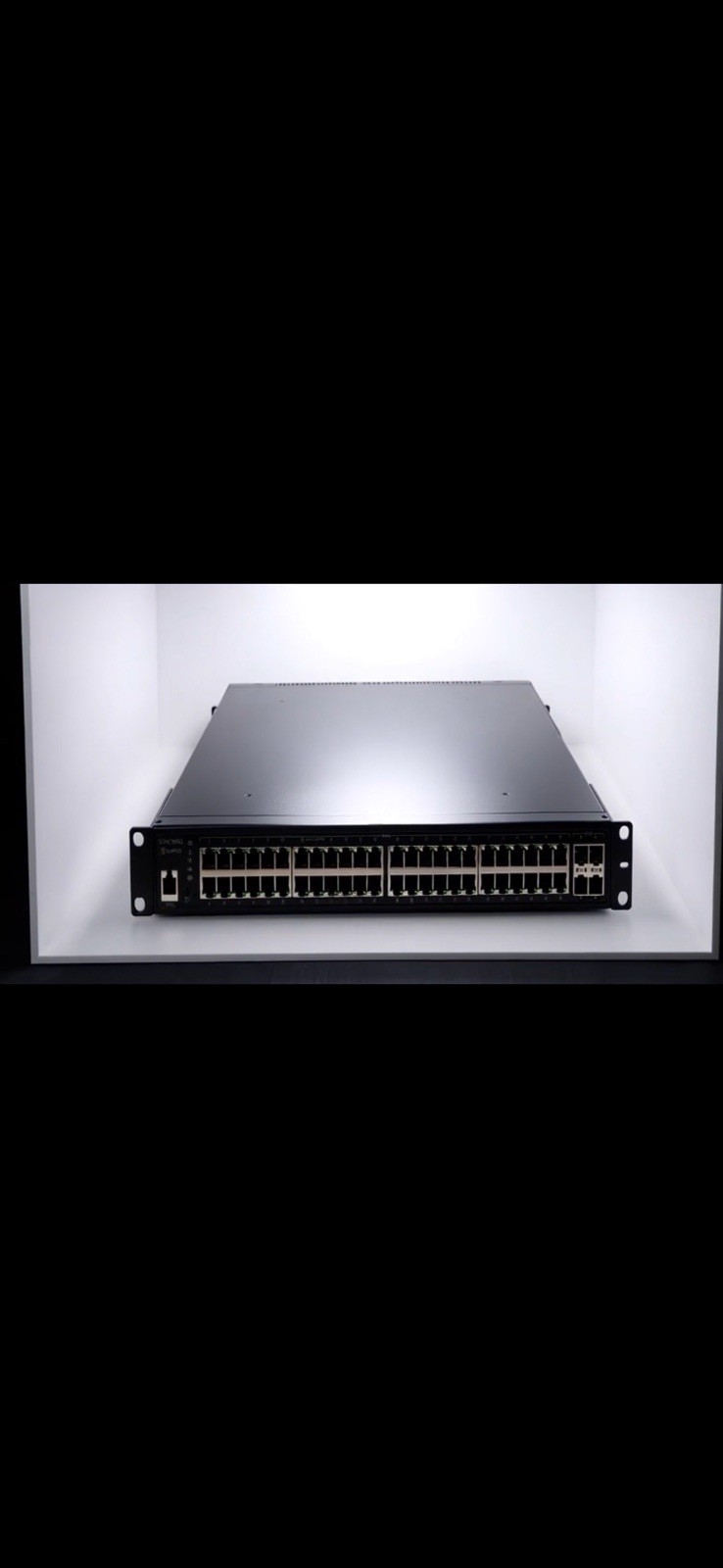 SonicWall SWS14-48FPOE 48x 10/100/1000 (PoE+), 4x SFP+ 02-SSC-8382 1RK47-0E7 NOB