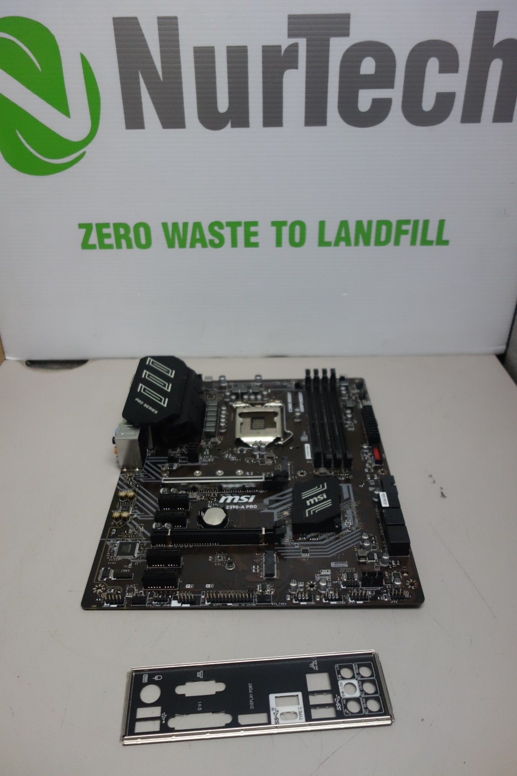 MSI Z390-A Pro Intel Motherboard W/ I/O Shield [NO CPU/RAM]