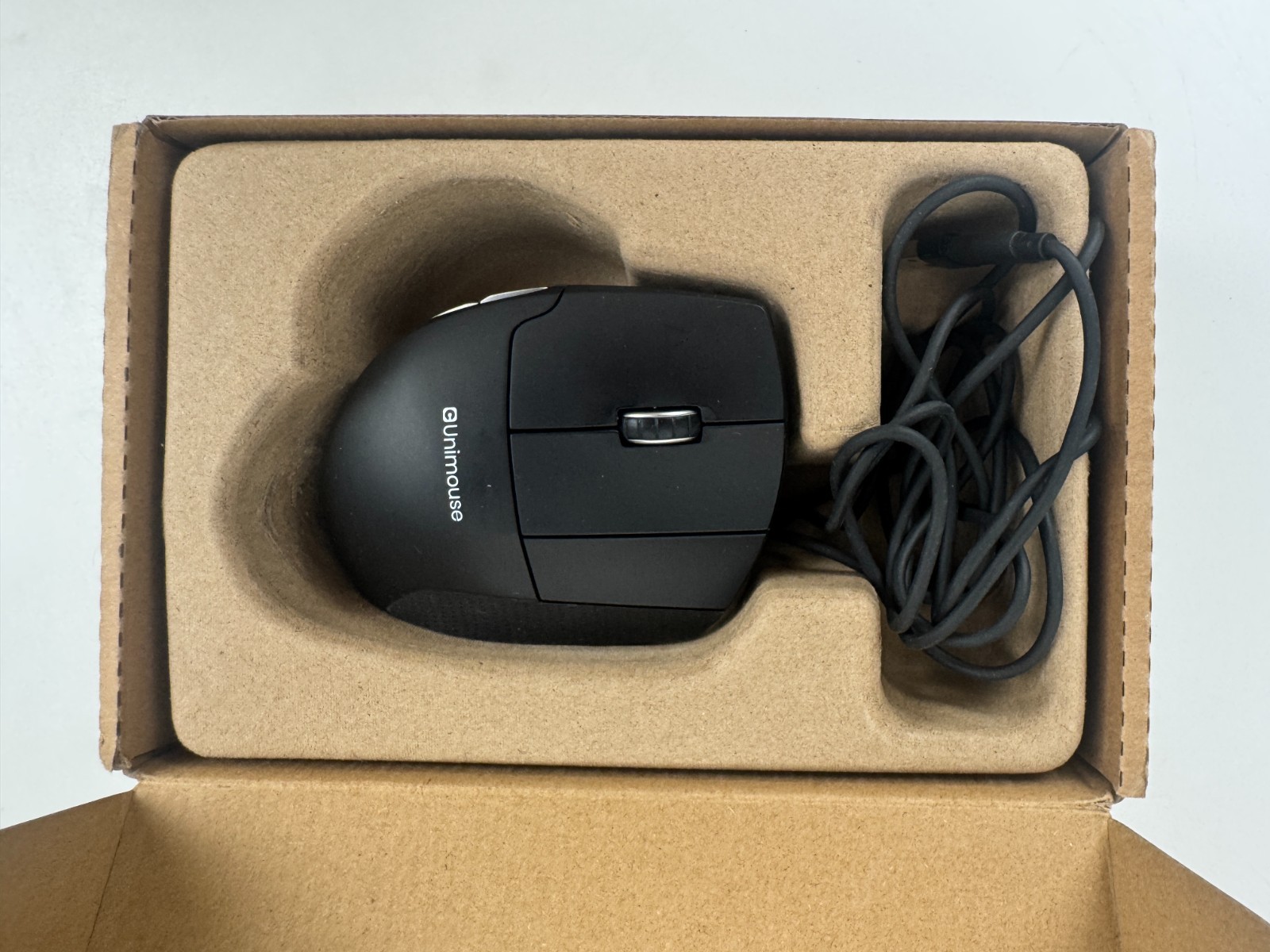 Contour Unimouse Wired USB Ergonomic Adjustable Right Hand Mouse Black