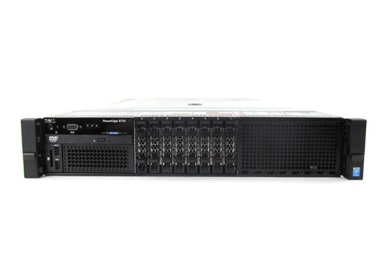 Dell R730-8core 2xE5-2630 V3 8x16GB h730 idrac express 3x400gb sata SSD 2x750W