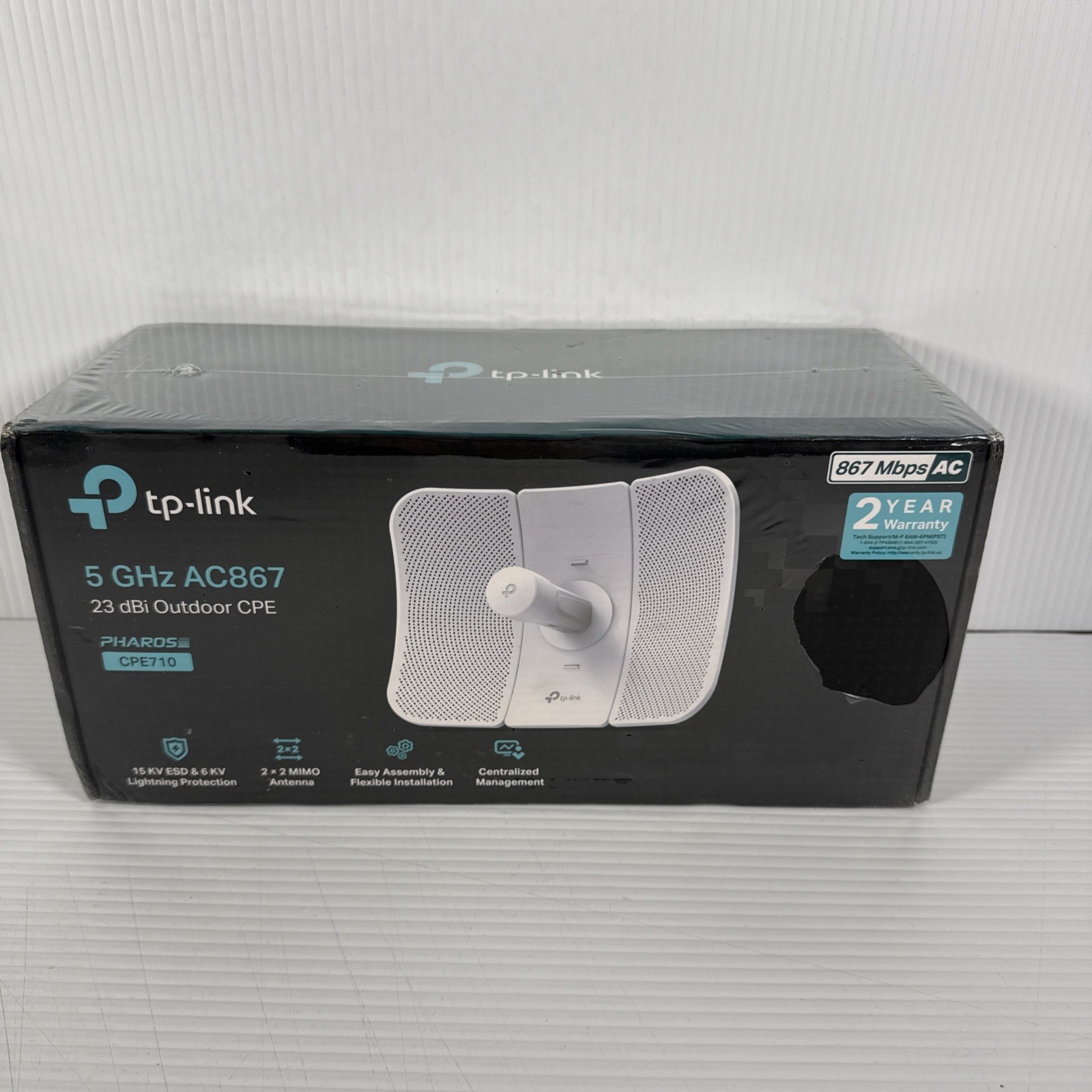 Tp-Link 5GHz AC 867Mbps 23dBi Outdoor CPE WiFi Wireless Antenna Pharos SEALED