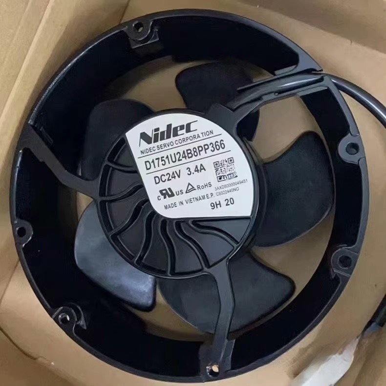 1PCS New For Nidec D1751U24B8PP366 DC24V 3.4A 4-wire 170mm cooling fan