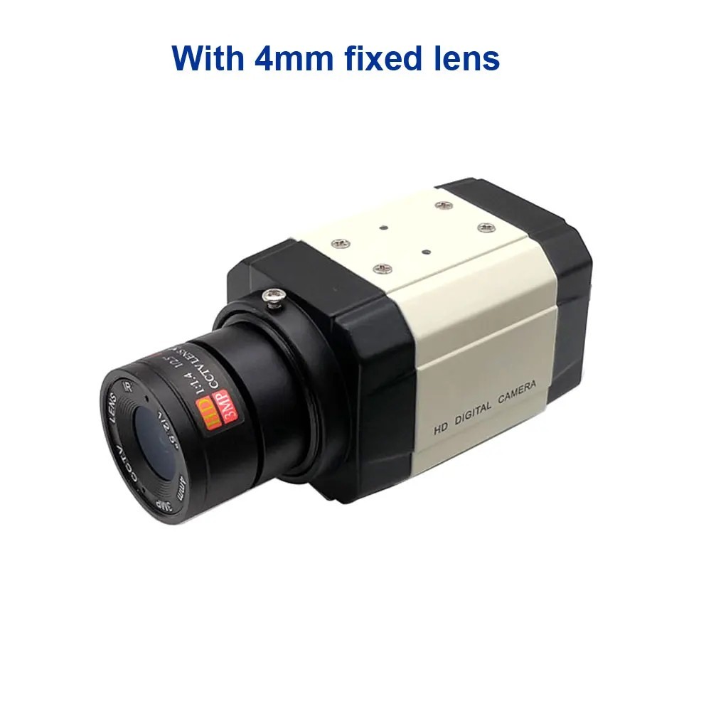 4MP USB Webcam 2560x1440 HD UVC Varifocal Zoom Lens PC Camera 30FPS