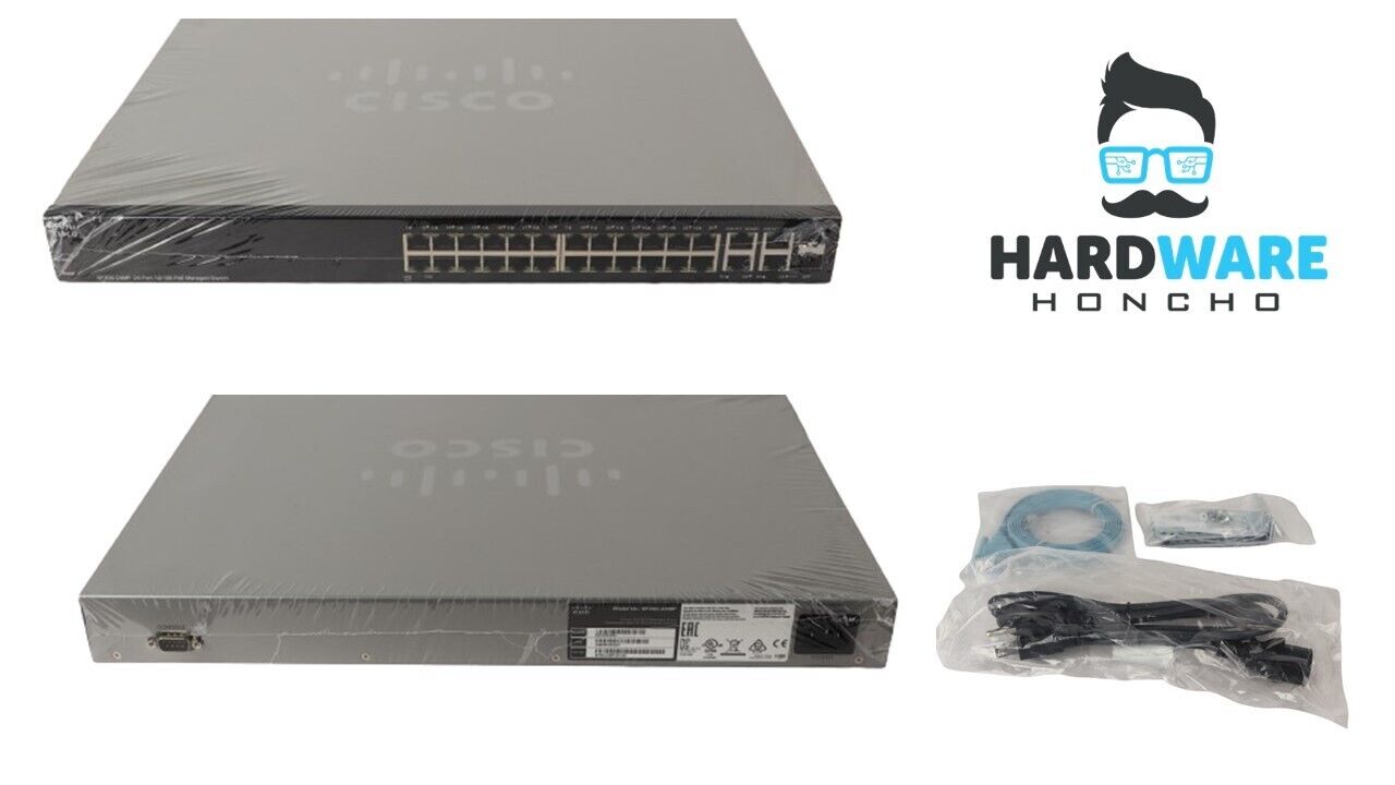 Cisco SF300-24MP-K9-NA 24-Port Managed Network Switch