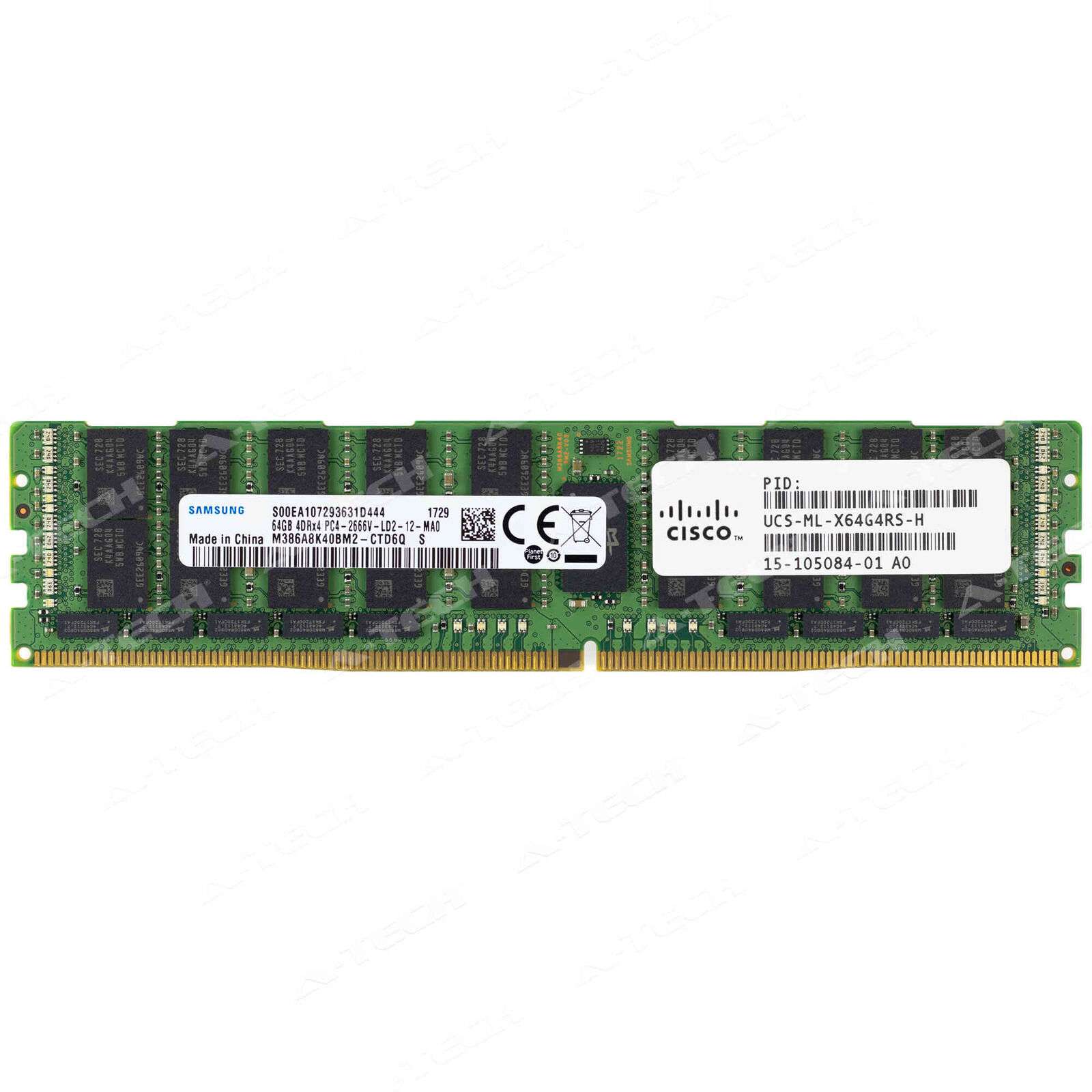 Cisco 64GB DDR4-2666 ECC LRDIMM UCS-ML-X64G4RS-H 15-105084-01 Server Memory RAM