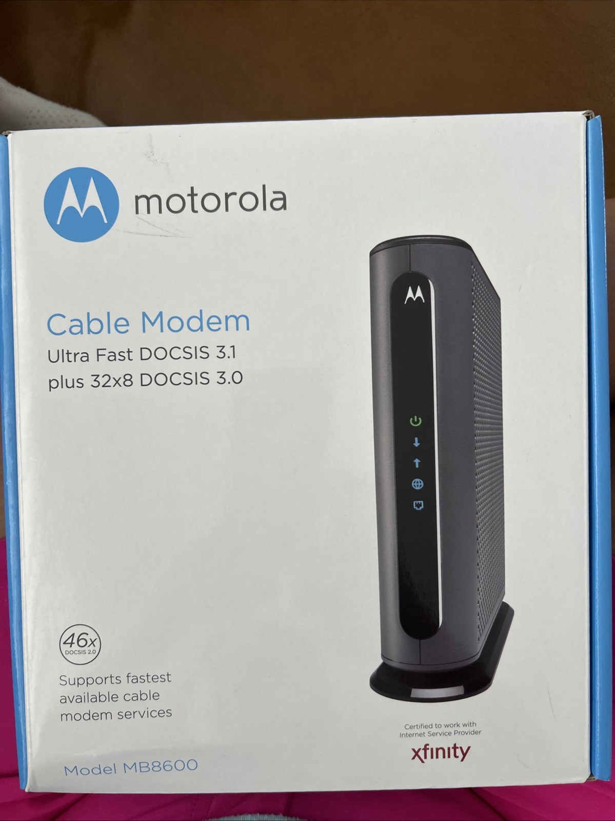 Motorola Model MB8600 Xfinity/Cable Modem Brand New In Box