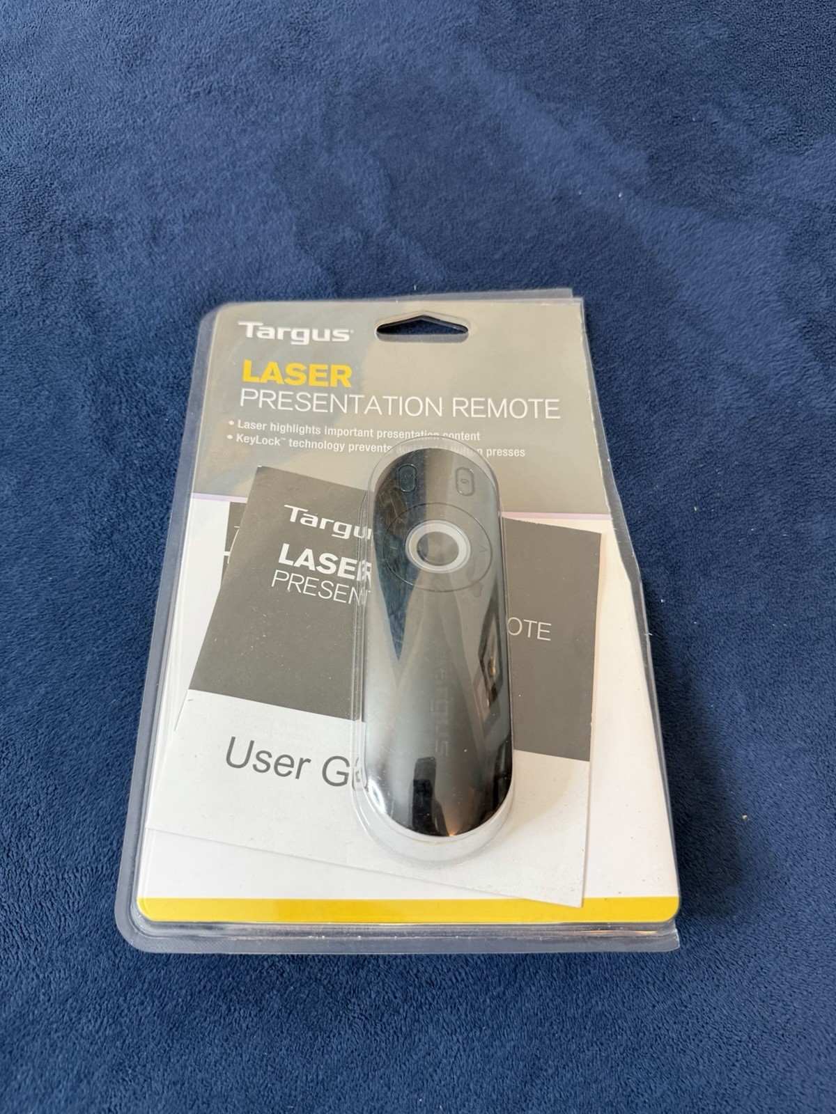Targus Laser Presentation Remote with Key Lock Technology to Lock Non-Essential