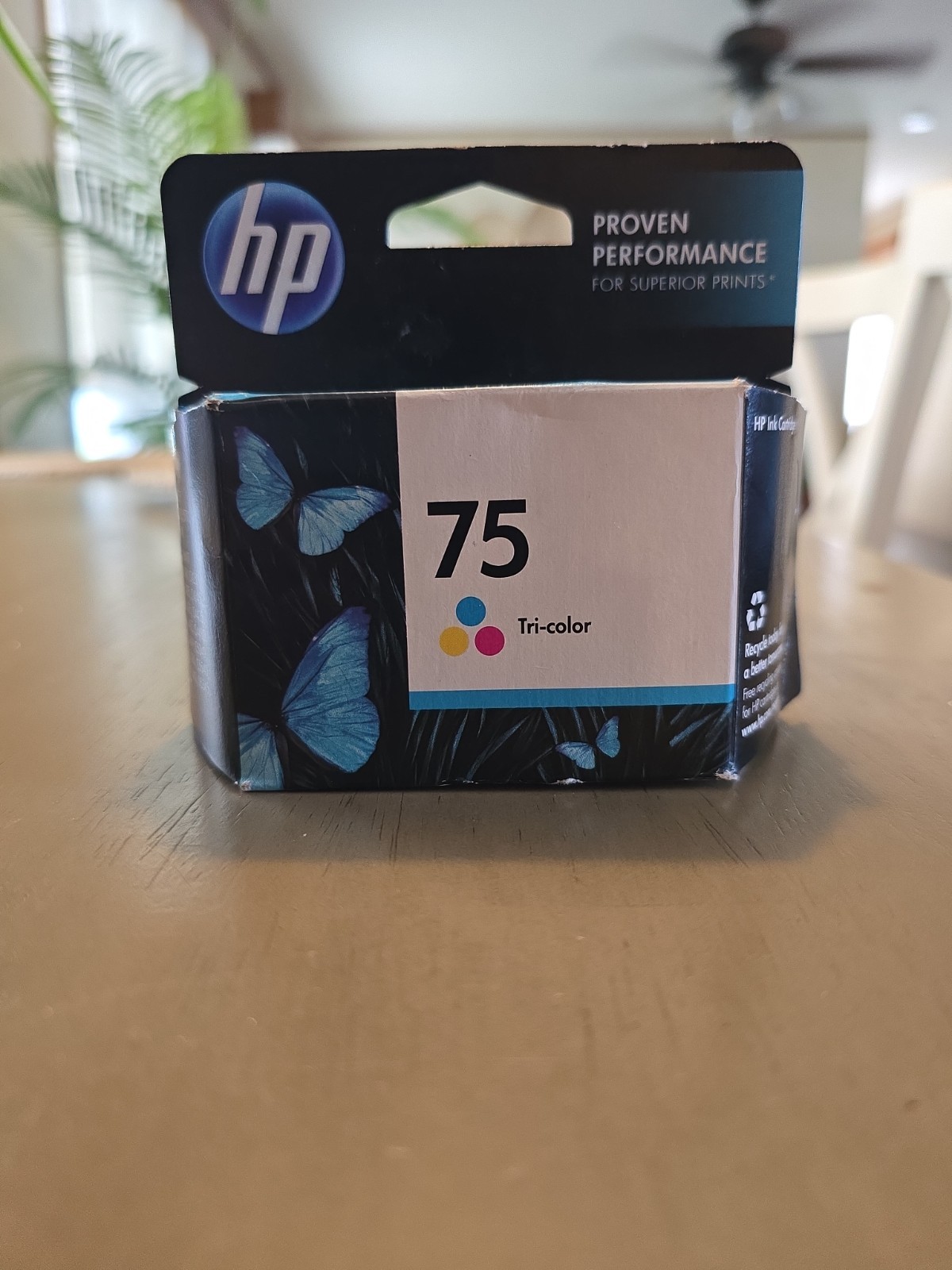 Genuine HP 75 Tri-Color Ink Cartridge CB337WN OEM New Sealed