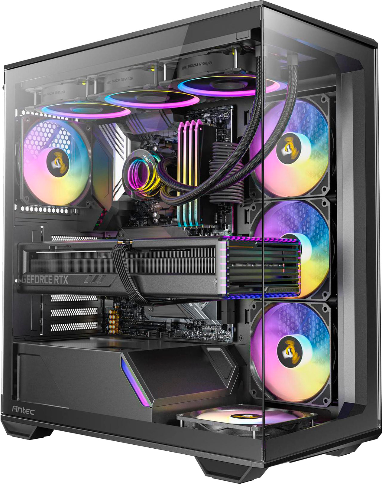 Custom Built AMD Ryzen 9800X3D 16GB DDR5 P400 512GB NVMe SSD MM5.91.65