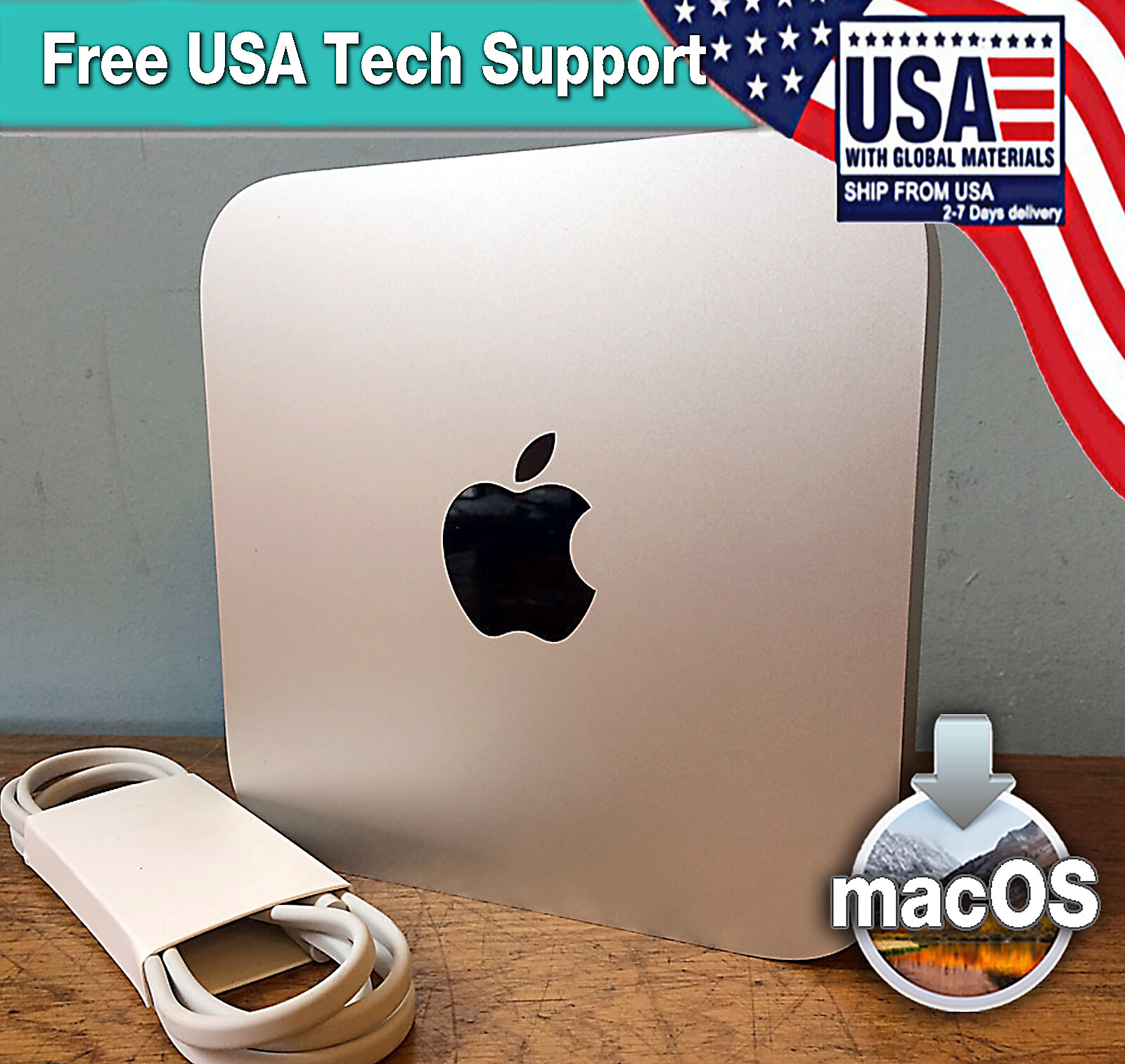 Apple Mac Mini Desktop Computer 2.5GHz i5 4GB RAM 500GB [2019 Catalina OS 10.15]