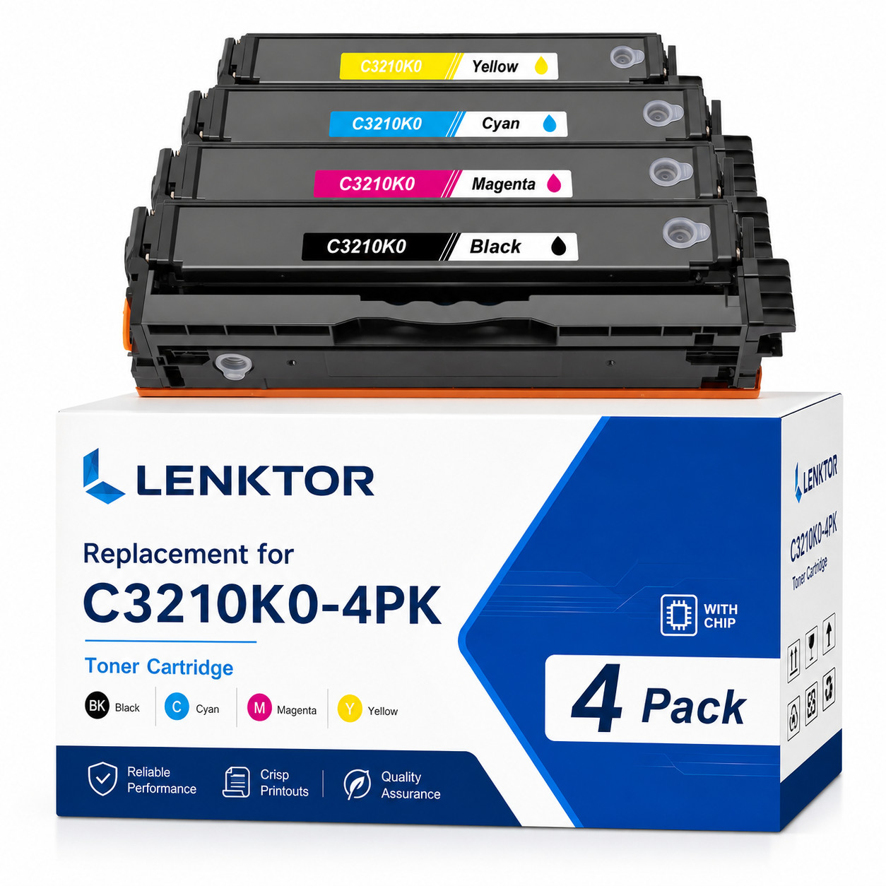 C3210K0 4PK Toner Set for C3224dw C3326dw C3426dw MC3224i MC3326adwe MC3426i