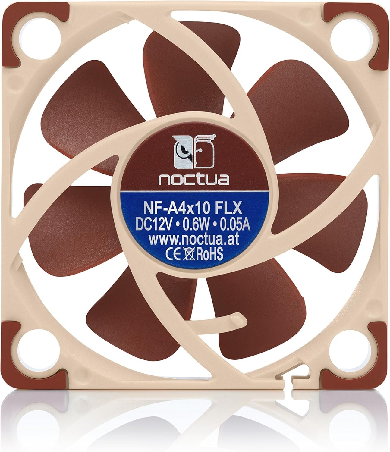 Noctua NF-A4x10 FLX, Premium Quiet Fan, 12v, 3-Pin (40x10mm, Brown)